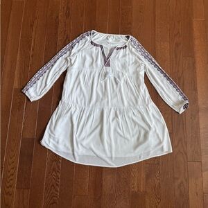 Old Navy White and Purple Women's Top